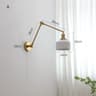 IWHD Nordic Ceramic LED Wall Lamp  Modern Pull Chain LED Wall Sconce 4W Max 100W For Bedroom  Bathr 6