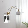 IWHD Nordic Ceramic LED Wall Lamp  Modern Pull Chain LED Wall Sconce 4W Max 100W For Bedroom  Bathr 7
