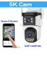 UltraGuard 10K UHD Outdoor WiFi6 PTZ Surveillance Camera  20MP Outdoor WiFi6 Security Camera With 1 6