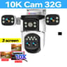 UltraGuard 10K UHD Outdoor WiFi6 PTZ Surveillance Camera  20MP Outdoor WiFi6 Security Camera With 1 8