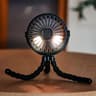Octopus Handheld Fan  Rechargeable Mini Fan With Night Light  4Mode StandHang Design 8