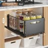 PullOut Cabinet Organizer Basket For Kitchen  Bathroom SlideOut Storage For Spices And Supplies 7