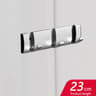 Matte Black  Gold Folding Adhesive Wall Hooks  No Drill Towel  Robe Holder 8