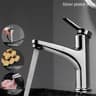 Brass Pullout Bathroom Sink Faucet  Single Handle Hot And Cold Water Faucet Mixer Tap 6