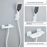 Modern Grey PianoKey Digital Display Shower System  2Way Wall Mounted Shower Set With Tub Spout 12