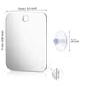 FogFree Shower Shaving Mirror  WallMounted Acrylic Bathroom Mirror For Shower  Travel 7
