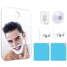 FogFree Shower Shaving Mirror  WallMounted Acrylic Bathroom Mirror For Shower  Travel 9