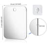 FogFree Shower Shaving Mirror  WallMounted Acrylic Bathroom Mirror For Shower  Travel 6