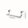 OvertheDoor Stainless Steel Towel Rack  NoDrill Cabinet  Bathroom Towel Bar Organizer 6