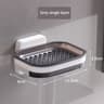 NoDrill Double Layer Bathroom Storage Rack With Drainage  Wall Mounted Soap Holder  Organizer 7