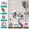 Luxury Thermostatic Shower System With 3Way Diverter  Bathtub Mixer 9