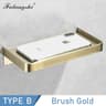 Falangshi Stainless Steel Shower Shelf With Phone Holder  Wall Mounted Bathroom Storage Rack 7