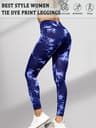 Super Soft High Waisted Tie Dye Leggings  Seamless Push Up Yoga Pants For Women 6