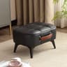 Minimalist Plush Short Stool Ottoman  Super Soft Shoe Bench For Living Room  Entryway 7