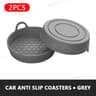 BLALION Universal Silicone Cup Holder Coasters 2Pack  Quiet NonSlip Inserts For Cleaner Cup Holders 7