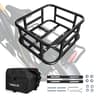 AllTerrain Rear Bike Basket Bag  Large Capacity Rear Bike Basket For EBikes  Cargo Racks 8