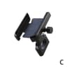 Rearview Mirror Aluminum Phone Holder 360 Rotating Secure Motorcycle Mount 6