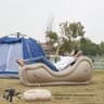 Portable Inflatable Sofa Chair  Outdoor Air Lounger For Camping Beach  Travel 6
