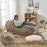 Portable Inflatable Sofa Chair  Outdoor Air Lounger For Camping Beach  Travel 7
