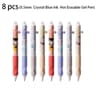 Deli 05mm Erasable Gel Pen Set  Smooth Writing Crystal Blue Ink School  Office Pens 48 Pack 9