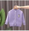 Spring Garden Baby Girl Cardigan In Soft Cotton Knit For Toddlers 1