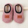 CozySteps Plush Baby Slippers  Soft Toddler Sock Shoes With NonSlip Sole For Indoor Walking 6