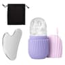 Stainless Steel Ice Face Roller  Gua Sha Set For Depuffing And Facial Sculpting 7
