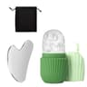Stainless Steel Ice Face Roller  Gua Sha Set For Depuffing And Facial Sculpting 8