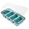 PortionPro Silicone Freezer Tray With Lid For Meal Prep  Soup Cubes 8