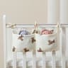 Hanging Crib Organizer With Diaper Caddy  Bedside Storage 4