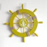 Wooden Ship Wheel Decor For Mediterranean Home Decor  Vintage Nautical Wall Decor 2
