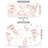 Pink Bear Balloon Wall Stickers For Kids Room Decor Nursery Wall Decals 8