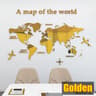 3D Acrylic World Map Wall Sticker For Modern Home  Office Decor 14