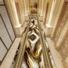 Golden Marble Runner Rug  Luxury NonSlip Hallway  Stair Carpet 11