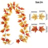 Harvest Glow Artificial Maple Leaf Garland For Fireplace Wedding  Thanksgiving Decor 5