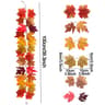 Harvest Glow Artificial Maple Leaf Garland For Fireplace Wedding  Thanksgiving Decor 10