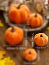 Velvet Pumpkin Decor For Fall Home Decorations  Elegant Artificial Pumpkins For Halloween  Harvest  6