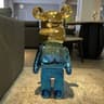 Luxe Mirror Bear Sculpture Resin Statue For Modern Home Decor 9