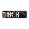 9Inch Large Digital Wall Clock With Temperature  Humidity Display Night Mode And Snooze 7