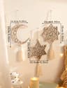 Wooden Ramadan Wall Decor With Tassels For Eid Mubarak Celebrations 8
