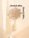 Wooden Ramadan Wall Decor With Tassels For Eid Mubarak Celebrations 6