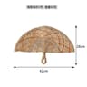Handwoven Seaweed Boho Wall Decor Fan  Nordic Natural Fiber Wall Hanging 16