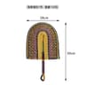Handwoven Seaweed Boho Wall Decor Fan  Nordic Natural Fiber Wall Hanging 17