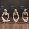 Modern Abstract Thinking Man Sculpture  Minimalist Home Decor Accent 6