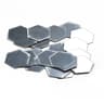 12Piece Hexagon Mirror Wall Stickers  Acrylic Mirror Tiles For DIY Wall Decor 6