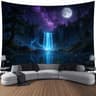 Serenity Falls Landscape Wall Tapestry  UltraLarge Waterfall Nature Wall Decor 6