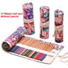 Canvas Roll Up Pencil Case Organizer  Portable Pencil Wrap Organizer  Artist Brush Holder 22