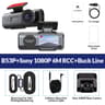4K Dash Cam With WiFi GPS Night Vision And 24H Parking Monitor 8