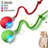 Interactive Cat Toy Automatic Rolling Ball With Faux Tail 7