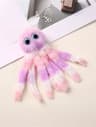 Playful Plush Octopus Cat Toy For Chew Kick And Teaser Wand Play 9